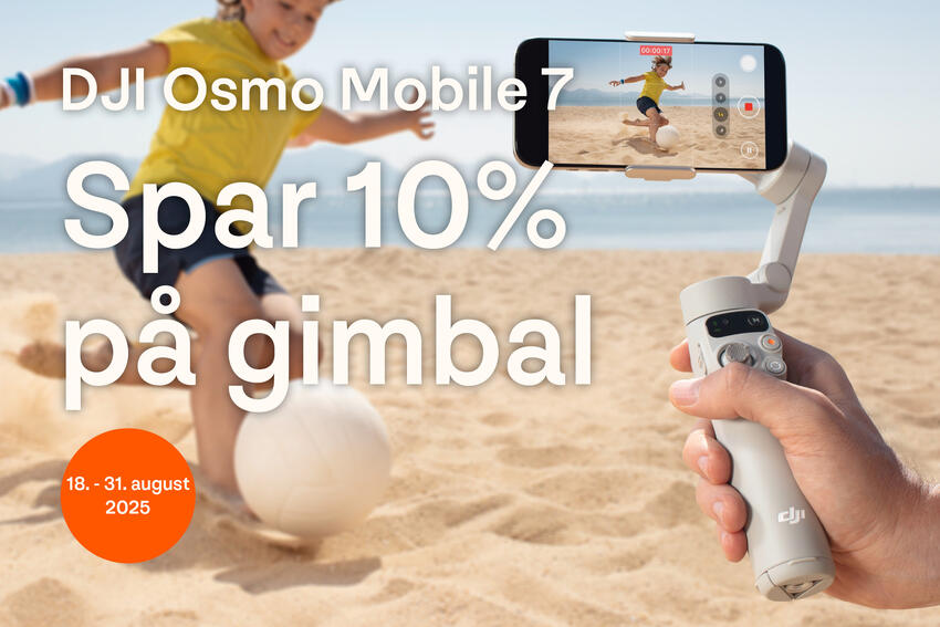 Tilbud på gimbal fra DJI
